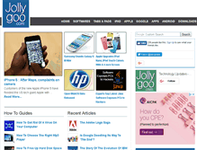 Tablet Screenshot of jollygoo.com